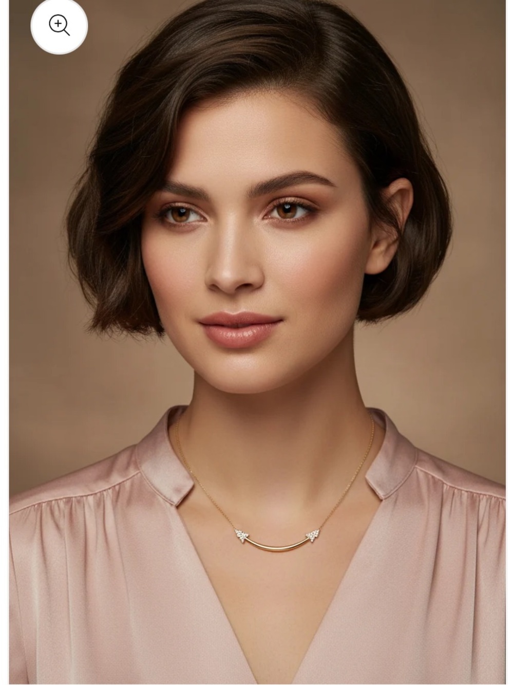 “Smile of Yours' 18K Gold Dipped Necklace